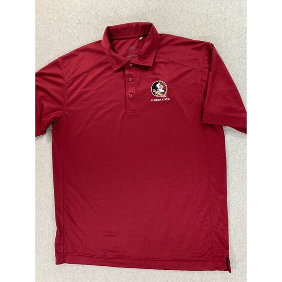 Florida State‎ Seminoles Cutter & Buck Campus Polo Shirt (Men's Large) - Picture 1 of 10